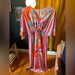 Beautiful Retro Beach Cover Up